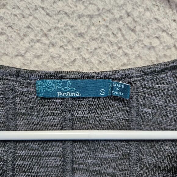 Prana Tops Womens Size Small Gray Deep Balsam Blythe Pullover Shirt - Picture 4 of 10
